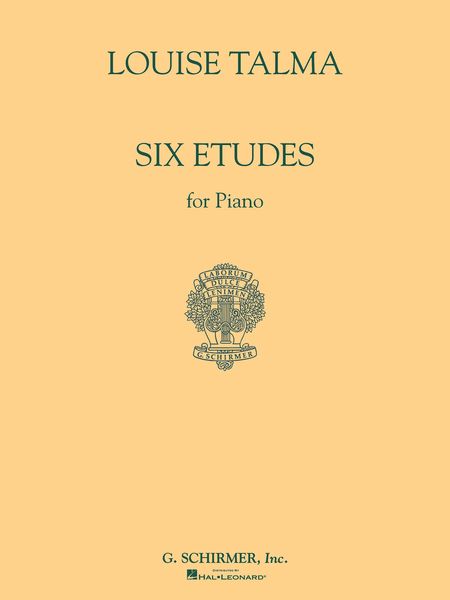Six Etudes For Piano.
