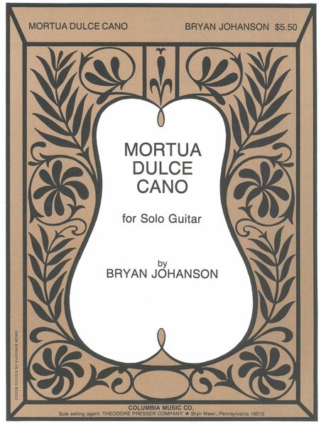 Mortua Dulce Cano : For Solo Guitar.