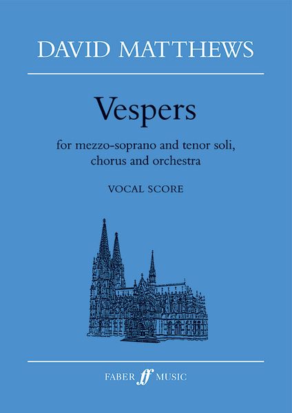 Vespers, Op. 66 : For Mezzo-Soprano and Tenor Soli, Chorus and Orchestra (1993-94).