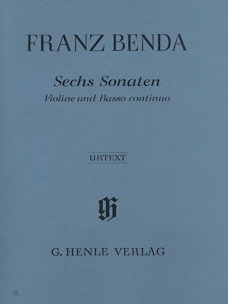 Six Sonatas For Violin And Basso Continuo.