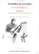 Adagio Pour Instrument Soliste Et Ensemble De Guitares.