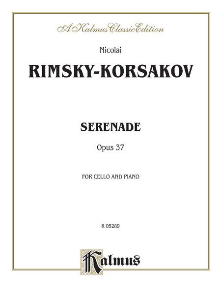 Serenade, Op. 37 : For Cello and Piano.