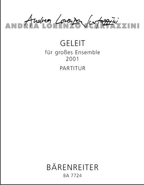 Geleit : Für Grosses Ensemble (2001).