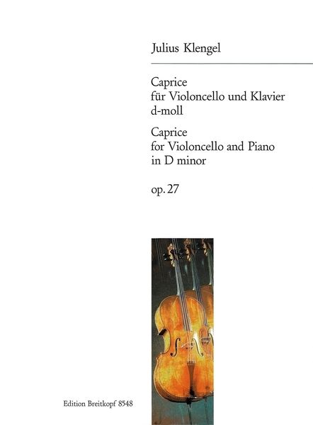 Caprice D-Moll Op. 27 : Für Violoncello und Klavier.