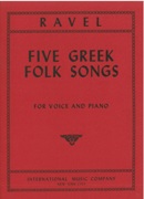 Five Greek Folk Songs : For Voice And Piano.