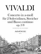 Concerto In A-Moll, Op. 3/8 : Für 2 Soloviolinen, Streicher und Basso Continuo - Piano reduction.