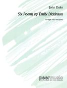 Six Poems by Emily Dickinson : For Soprano and Piano.