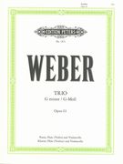 Trio, Op. 63 In G Minor : For Piano, Flute (Violin) and Cello.