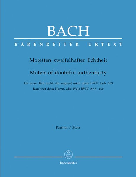 Motetten Zweifelhafter Echtheit - Motets Of Doubtful Authenticity.