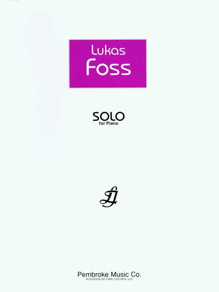 Solo : For Piano.