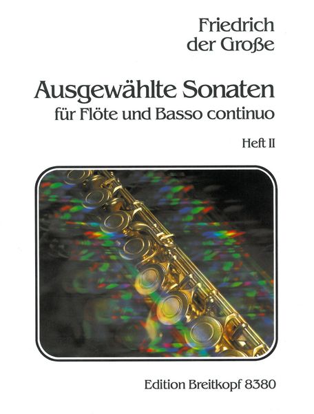 Ausgewählte Sonaten (Selected Sonatas) : For Flute and Basso Continuo - Heft 2.