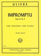 Impromptu, Op. 35 No. 9 : For Bassoon and Piano / Ed. by Simon Kovar.