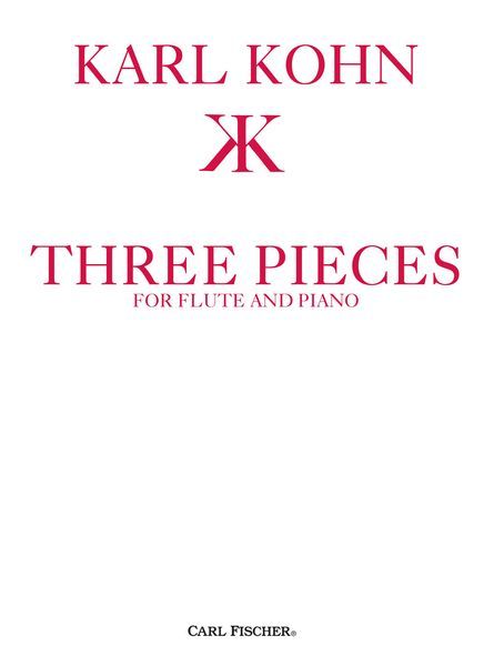 Three Pieces : For Solo Flute.