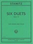 Six Duets Op. 19 : For Violin and Violoncello.