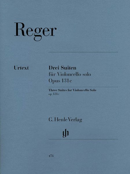 Drei Suiten Für Violoncello Solo Op. 131c.