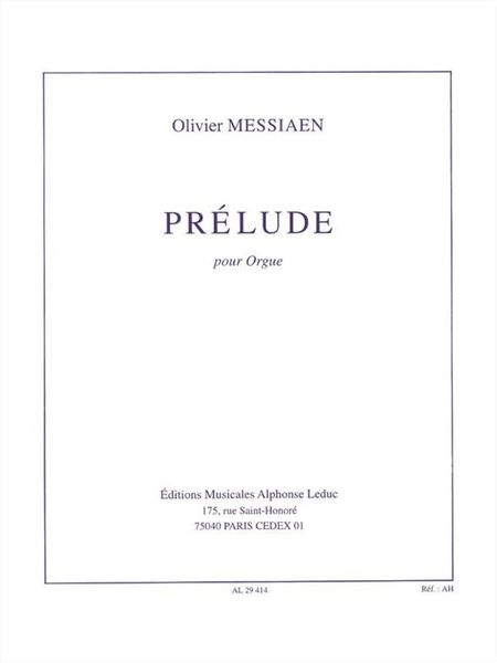 Prelude : Pour Orgue.
