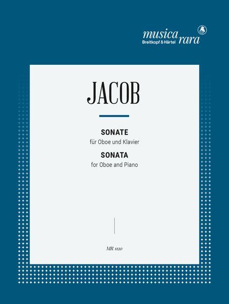 Sonata : For Oboe and Piano.