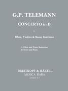 Concerto In D : For Oboe, Violins and Basso Continuo - Piano reduction.