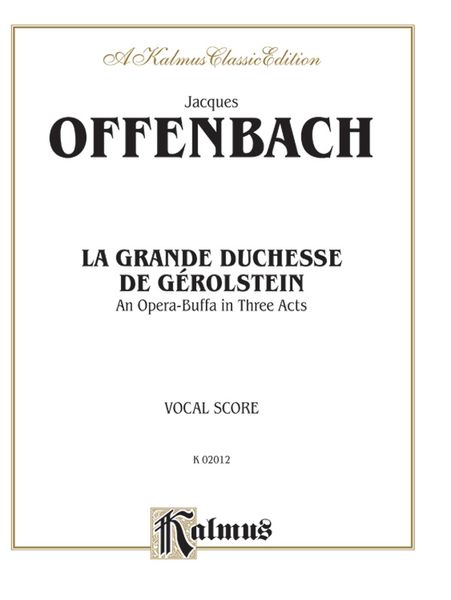 Grande-Duchesse De Gerolstein.