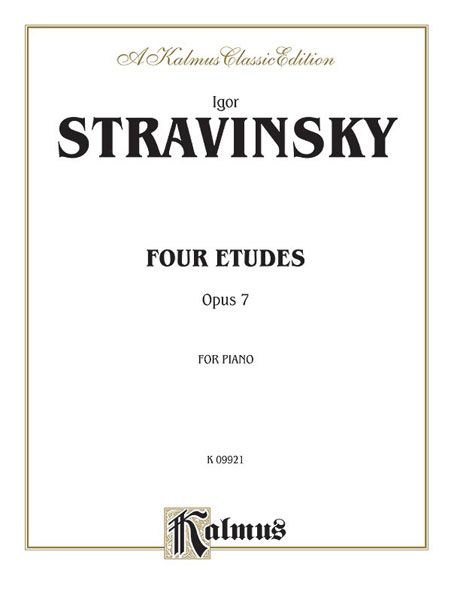 Four Etudes, Op. 7: For Piano.