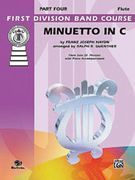 Minuetto In C : For Flute and Piano.