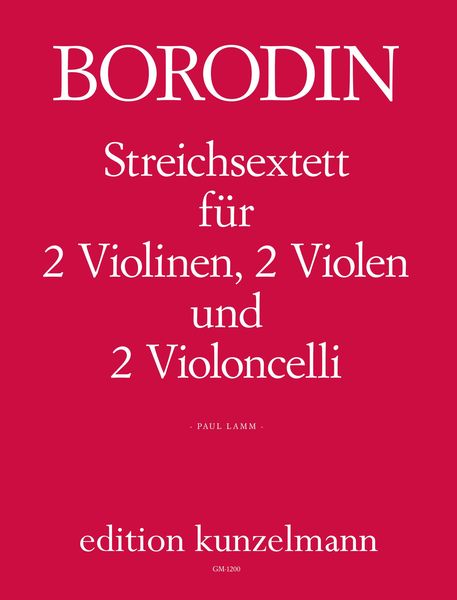 String Sextet : For Two Violins, Two Violas, Two Violoncellos.