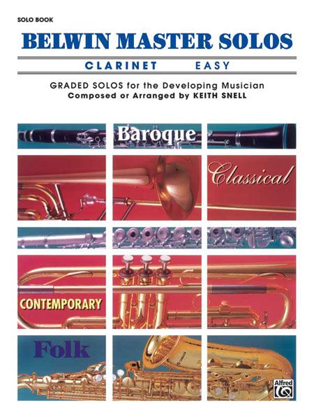 Belwin Master Solos : For Clarinet / Easy Solo Book.