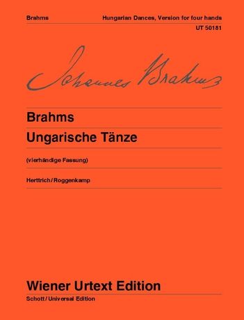 Hungarian Dances, WoO 1 : For Piano Four-Hands.