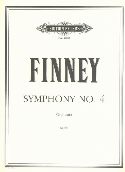 Symphony, No. 4 : For Orchestra.