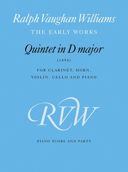 Quintet In D Major : For Clarinet, Horn, Violin, Cello and Piano (1898).