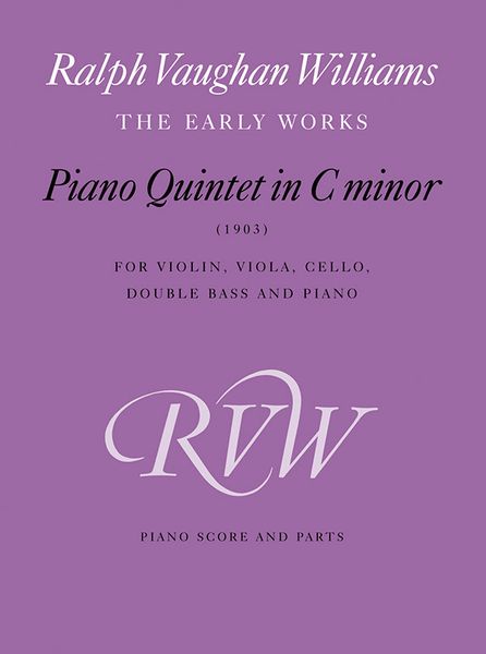 Piano Quintet In C Minor : For Violin, Viola, Cello, Double Bass and Piano (1903).