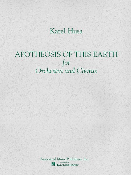 Apotheosis Of This Earth : For Chorus And Orchestra.