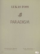 Paradigm : For Percussionists, Electric Guitar, and Three Other Sustaining Instru.