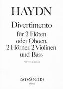 Divertimento In D : For Two Flutes (Oboes), Two Horns, Two Violins And Contrabass.