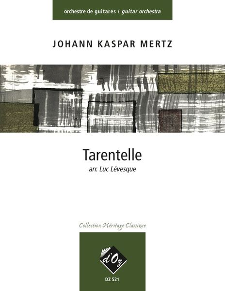 Tarentelle : Pour Orchestre De Guitares / arranged by Luc Levesque. Intermédiaire.
