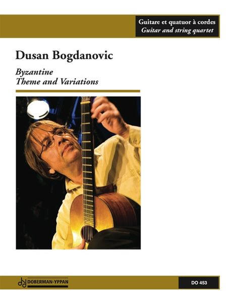 Byzantine Theme and Variations : For Guitar and String Quartet. Avance.