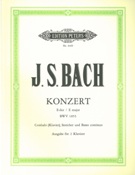 Concerto In E Major, BWV 1053 : For Klavier and Orchestra - reduction For 2 Pianos.