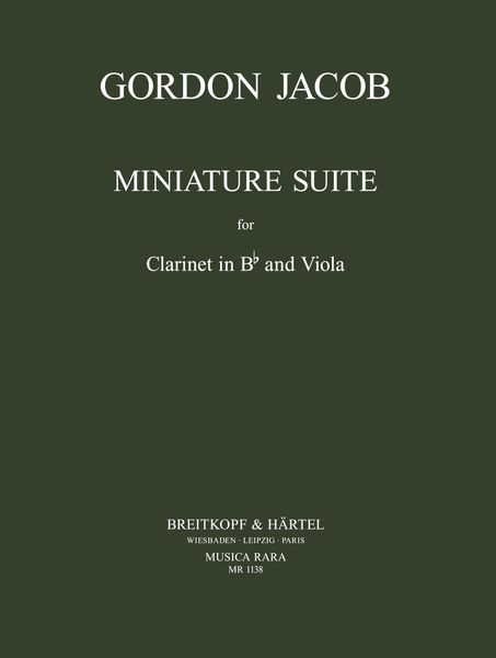 Miniature Suite : For Clarinet And Viola.