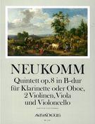 Quintett Op. 8 In B-Dur : Für Klarinette Oder Oboe, 2 Violinen, Viola und Violoncello.