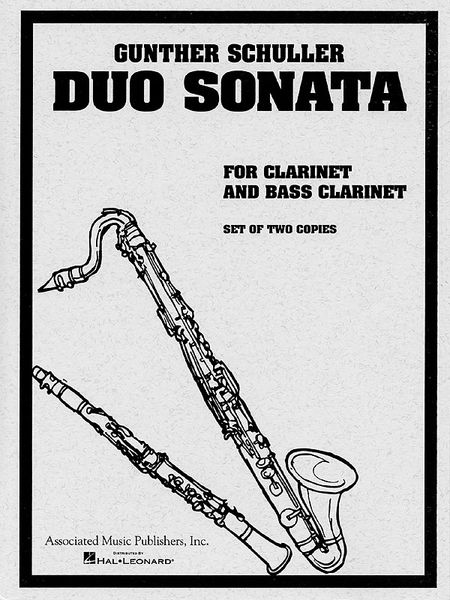 Duo Sonata : For Clarinet & Bass Clarinet.