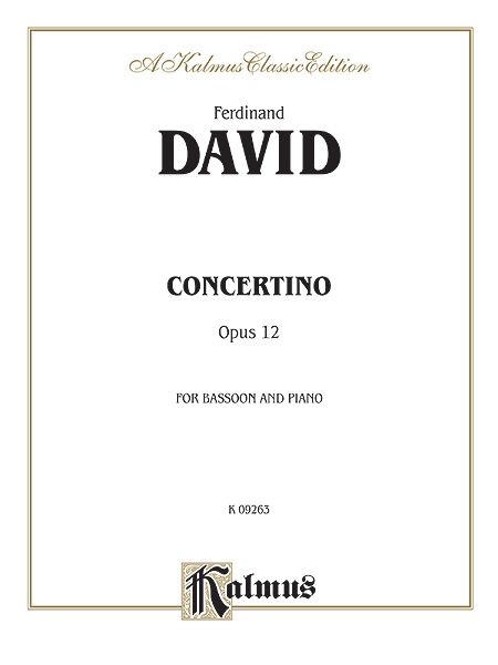 Concertino, Op. 12 : For Bassoon and Piano.