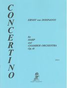 Concertino, Op. 45 : For Harp and Chamber Orchestra - Harp Solo Part Only.