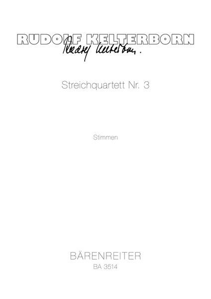 Streichquartett Nr. 3.