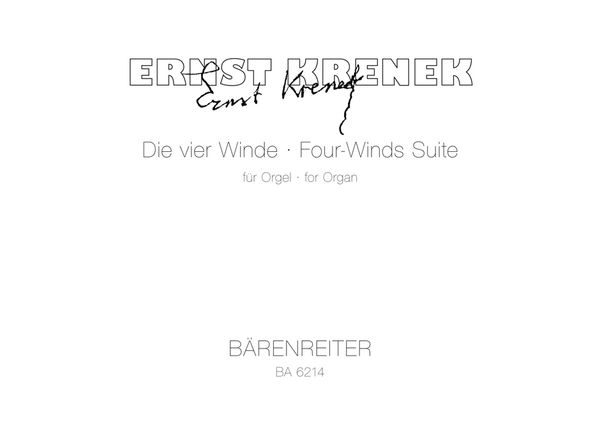 Four Winds Suite Op. 223 : For Organ.