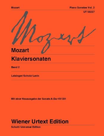 Klaviersonaten, Band 2 = Piano Sonatas, Vol. 2 : edited From The Sources by Ulrich Leisinger.