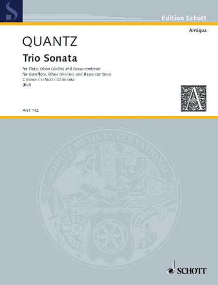 Trio Sonata In C Minor : For Flute, Oboe (Violin) and Basso Continuo / edited by H. Ruf.