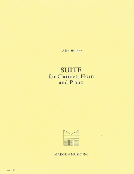 Suite : For Clarinet, Horn and Piano.