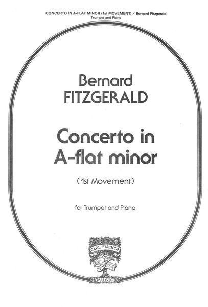 Concerto : For Trumpet and Orchestra - reduction For Trumpet and Piano.