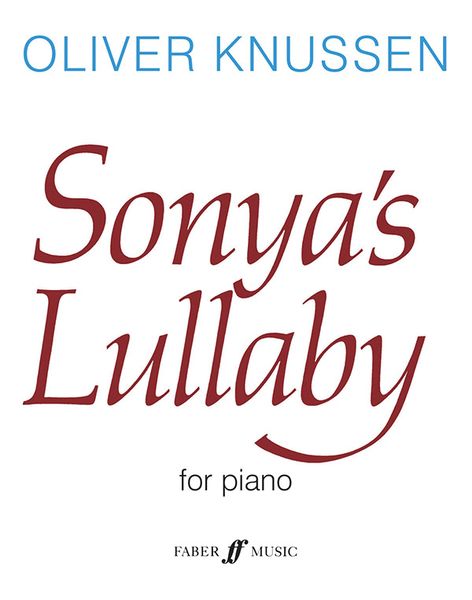 Sonya's Lullaby : For Piano (1977).