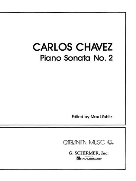 Piano Sonata No. 2 / edited by Max Lifchitz.